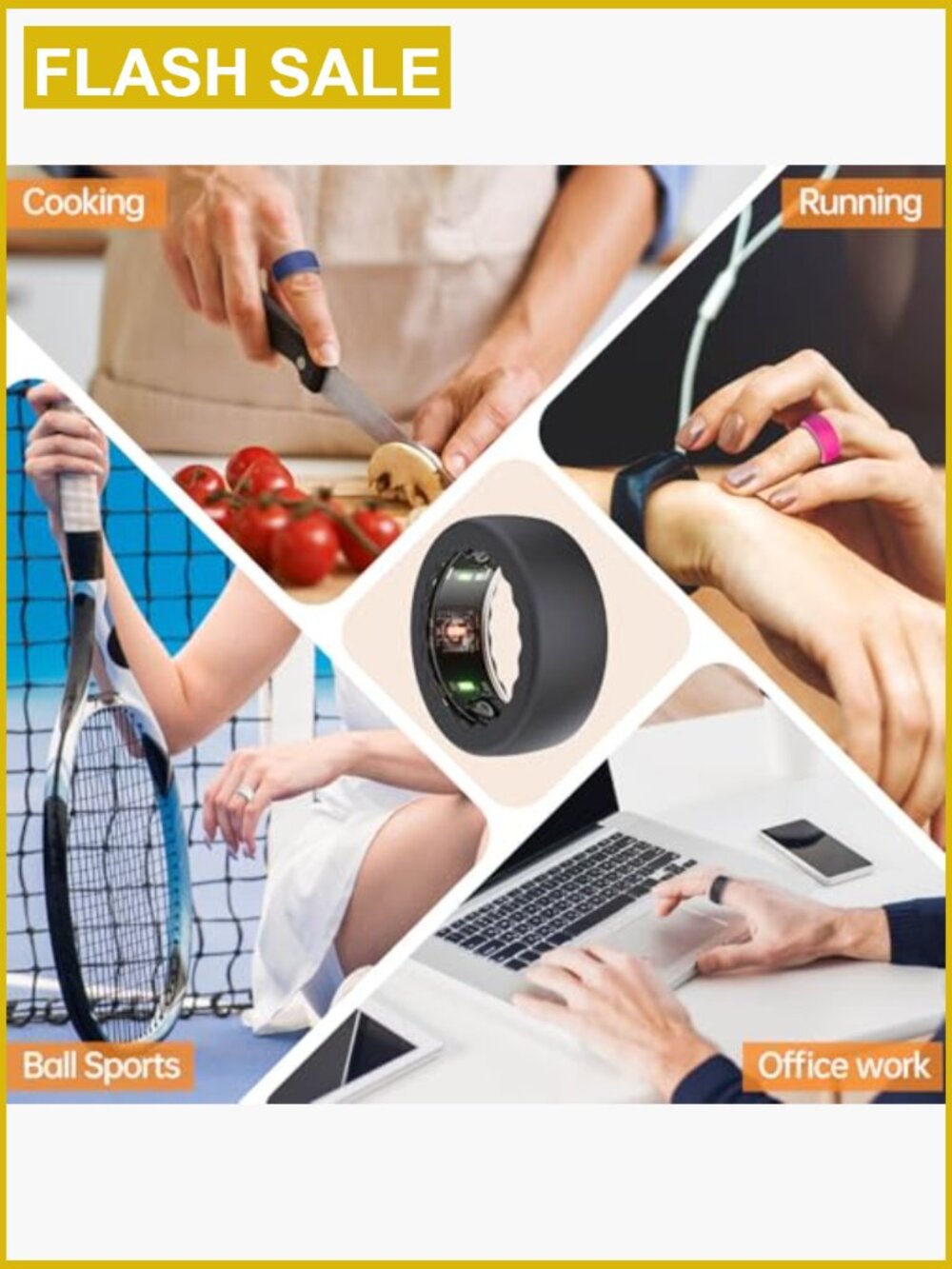 Anti-Scratch Silicone Ring Cover for Smart Rings, Gym Protection Accessory - Picture 6 of 6
